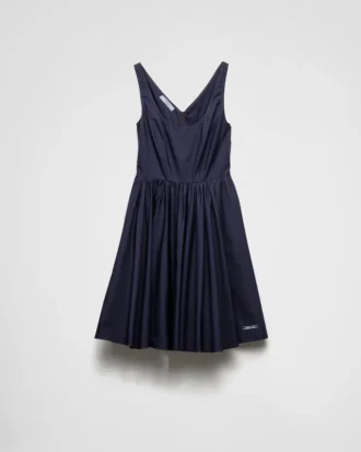 Vestido de lona de algodón