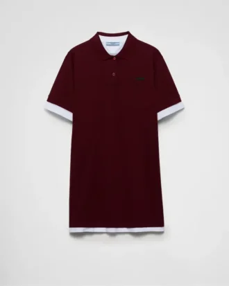 Vestido de piqué y jersey