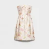 Vestido de seda y lana con estampado floral Vestido de seda y lana con estampado floral