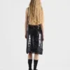 Vestido de terciopelo bordado con lentejuelas y encaje Vestido de terciopelo bordado con lentejuelas y encaje
