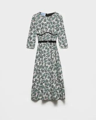 Vestido estampado de ponga