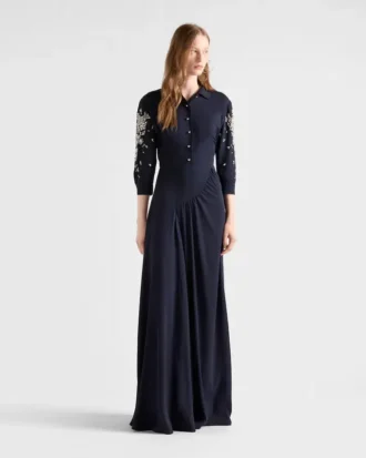 Vestido largo Sabla bordado