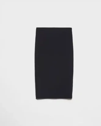 Vestido liso de tejido elástico