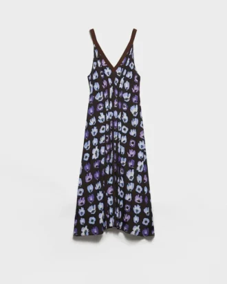 Vestido marroquí con estampado floral Vestido marroquí con estampado floral