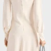 Vestido midi de seda Vestido midi de seda