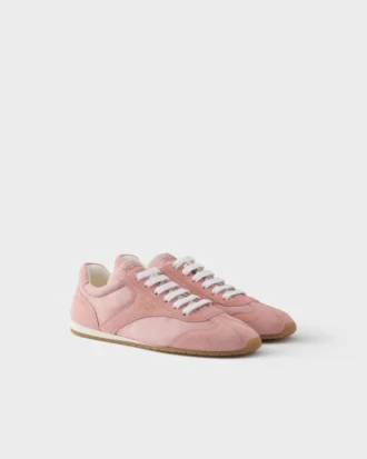 Zapatillas con cordones de Re-Nylon y ante