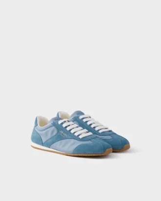 Zapatillas con cordones de Re-Nylon y ante