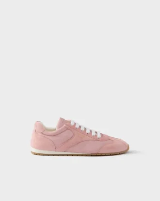 Zapatillas con cordones de Re-Nylon y ante