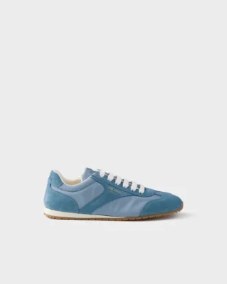 Zapatillas con cordones de Re-Nylon y ante