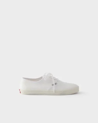 Zapatillas con cordones de tejido drill