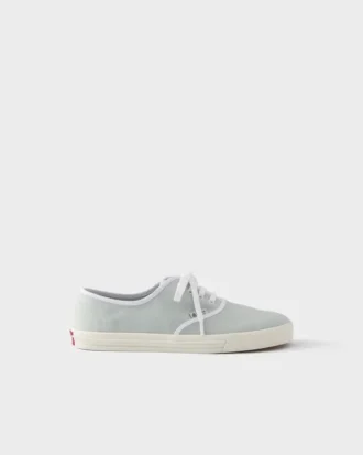 Zapatillas con cordones de tejido drill