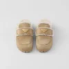 Zapatillas de ante y piel de oveja Zapatillas de ante y piel de oveja