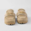 Zapatillas de ante y piel de oveja Zapatillas de ante y piel de oveja