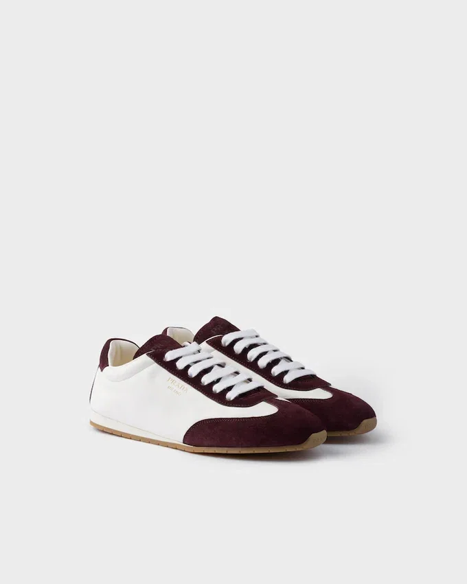 Zapatillas de piel napa y ante Zapatillas de piel napa y ante