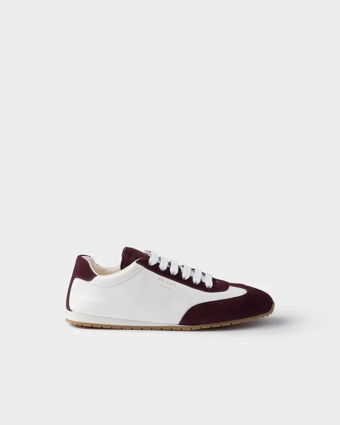 Zapatillas de piel napa y ante Zapatillas de piel napa y ante