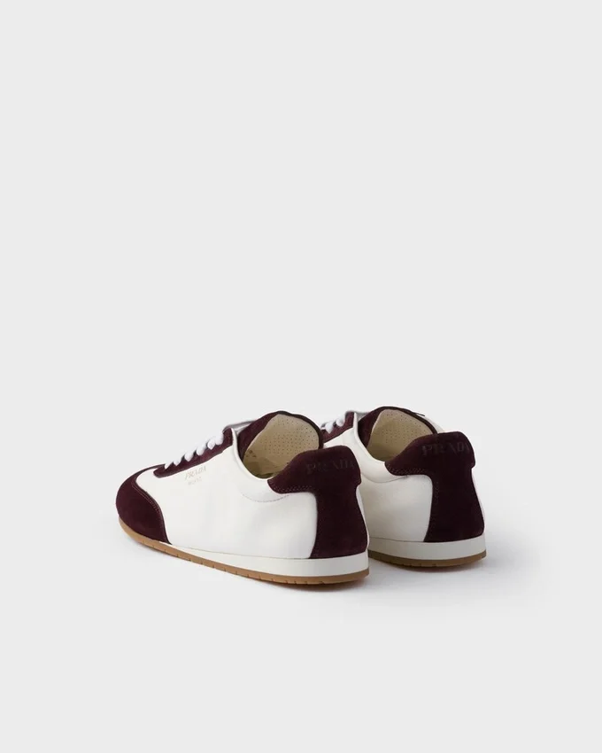 Zapatillas de piel napa y ante Zapatillas de piel napa y ante
