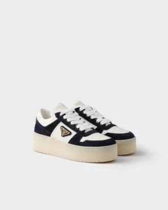 Zapatillas Downtown Bold de piel napa y ante