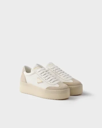 Zapatillas Downtown Bold de piel napa y ante
