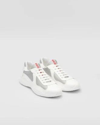 Zapatillas Prada America’s Cup de charol y tejido técnico Zapatillas Prada America’s Cup de charol y tejido técnico