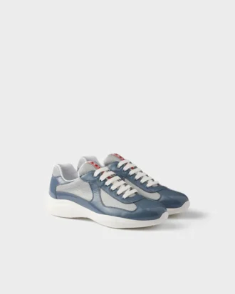 Zapatillas Prada America’s Cup de charol y tejido técnico Zapatillas Prada America’s Cup de charol y tejido técnico