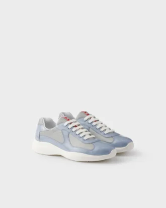 Zapatillas Prada America’s Cup de charol y tejido técnico Zapatillas Prada America’s Cup de charol y tejido técnico