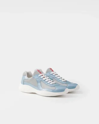 Zapatillas Prada America’s Cup de charol y tejido técnico Zapatillas Prada America’s Cup de charol y tejido técnico