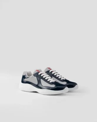 Zapatillas Prada America’s Cup de charol y tejido técnico Zapatillas Prada America’s Cup de charol y tejido técnico
