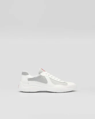 Zapatillas Prada America’s Cup de charol y tejido técnico Zapatillas Prada America’s Cup de charol y tejido técnico