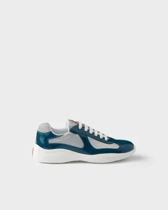 Zapatillas Prada America’s Cup de charol y tejido técnico