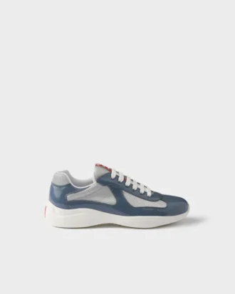 Zapatillas Prada America’s Cup de charol y tejido técnico Zapatillas Prada America’s Cup de charol y tejido técnico