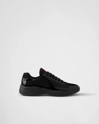 Zapatillas Prada America’s Cup de charol y tejido técnico Zapatillas Prada America’s Cup de charol y tejido técnico