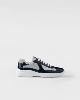 Zapatillas Prada America’s Cup de charol y tejido técnico Zapatillas Prada America’s Cup de charol y tejido técnico