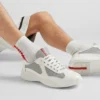 Zapatillas Prada America’s Cup de charol y tejido técnico Zapatillas Prada America’s Cup de charol y tejido técnico