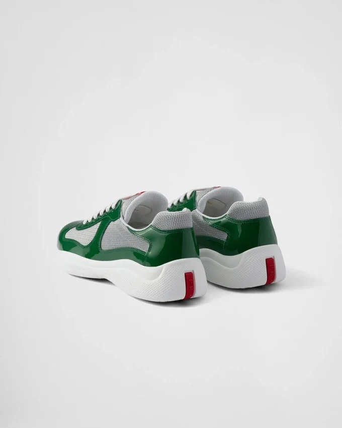 Zapatillas Prada America’s Cup de charol y tejido técnico Zapatillas Prada America’s Cup de charol y tejido técnico