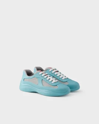Zapatillas Prada America’s Cup de goma blanda y tejido ciclista
