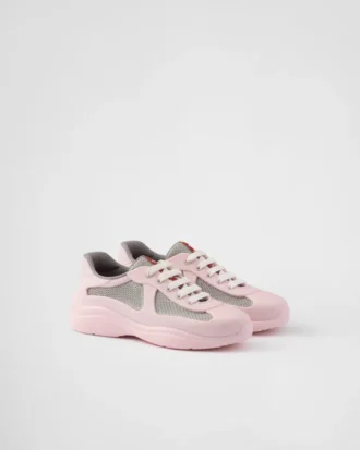 Zapatillas Prada America’s Cup de goma blanda y tejido ciclista