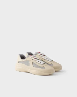 Zapatillas Prada America’s Cup de goma blanda y tejido ciclista