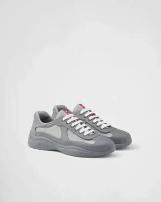 Zapatillas Prada America’s Cup de goma blanda y tejido ciclista