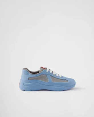 Zapatillas Prada America’s Cup de goma blanda y tejido ciclista