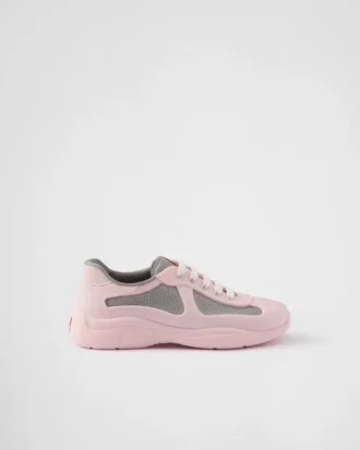 Zapatillas Prada America’s Cup de goma blanda y tejido ciclista