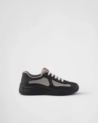 Zapatillas Prada America’s Cup de goma blanda y tejido ciclista