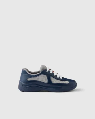 Zapatillas Prada America’s Cup de goma blanda y tejido ciclista
