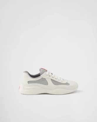 Zapatillas Prada America’s Cup de goma blanda y tejido ciclista