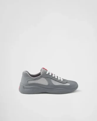 Zapatillas Prada America’s Cup de goma blanda y tejido ciclista