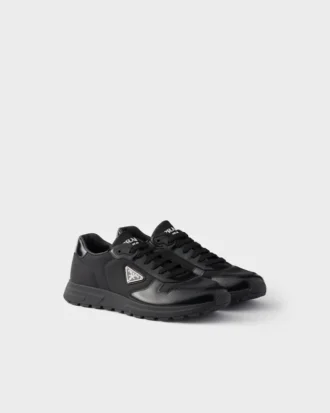 Zapatillas Prax 01 de Re-Nylon y piel cepillada