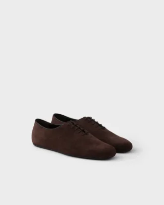 Zapatos con cordones de ante