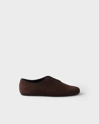 Zapatos con cordones de ante