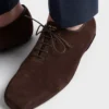 Zapatos con cordones de ante