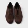 Zapatos con cordones de ante
