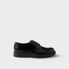 Zapatos con cordones de piel cepillada